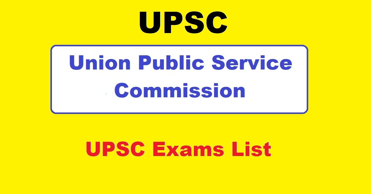 UPSC full form UPSC Exams name list